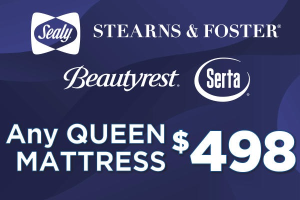 queen mattresses starting at $498